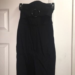 Black belted skirt